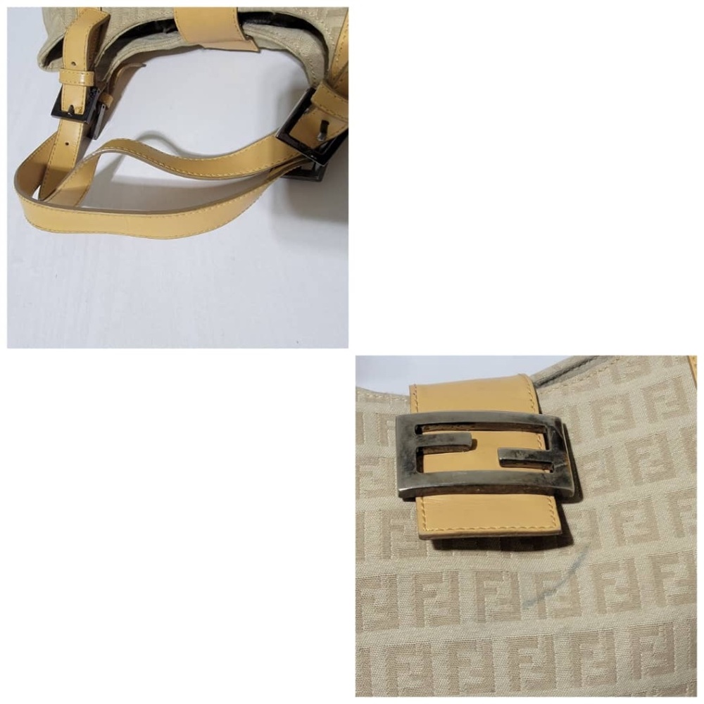 Authentic Fendi Zucca Shoulder Bag Brown/Beige - Picture 13 of 14